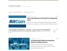 Tablet Screenshot of coincube.com